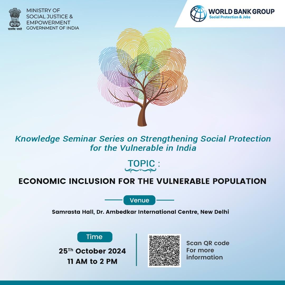 Knowledge Seminar series on ‘Strengthening Social Protection for the Vulnerable in India’